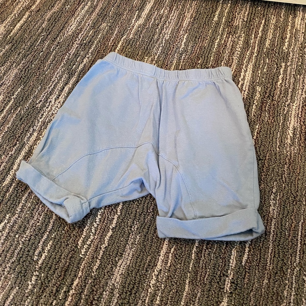 Hanna Andersson baby blue shorts